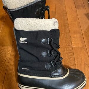 Sorel Black Winter & Rain Boots